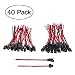 JST SM Connector, VANDESAIL SM 2Pin Jack Plug Male to Female Wire Connector Adapter Electrical Cable for LED Light Strip 20 Pairs 10CM (40 Pack, JST SM 2 Pin Connector)