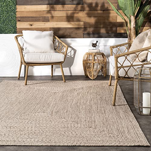 nuLOOM Wynn Braided Indoor/Outdoor Area Rug, Tan Pricepulse
