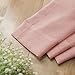 jinchan Sheer Curtains for Girl's Room 84 Inch Length 2 Panels Bedroom Curtains Pink Voile Window Curtains for Living Room Rod Pocket Drapes Light Diffusing Outdoor Curtains