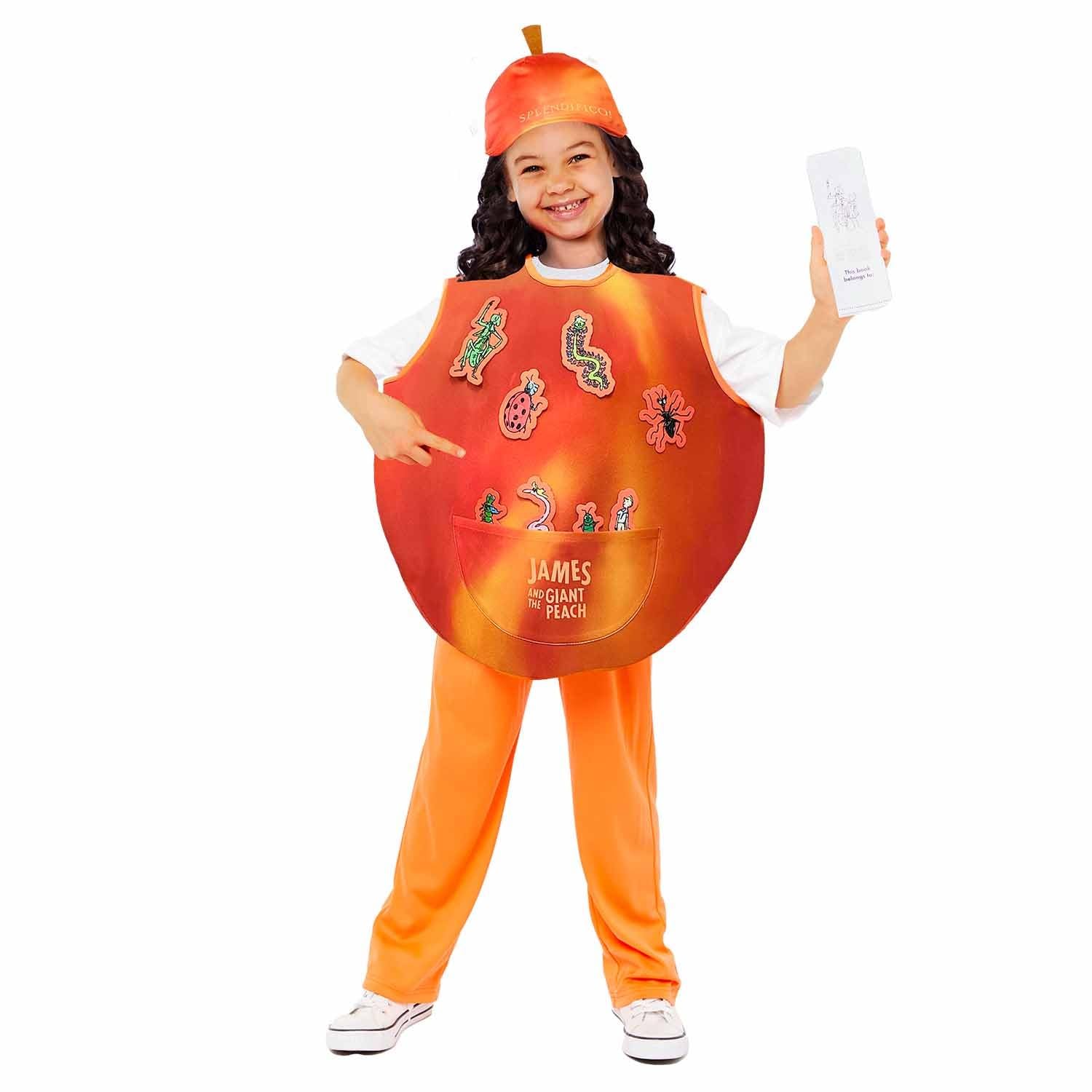 Amscan 9916232 - Officially Licensed Roald Dahl James & the Giant Peach Kids World Book Day Costume Age: 4-6 Years