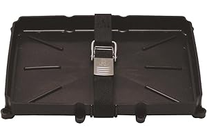 T-H Marine NBH-27-SSC-DP Battery Holder Tray with Stainless Steel Buckle, 27 Series