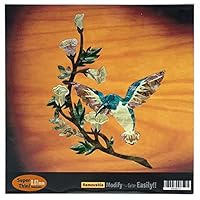 Inlay Sticker Decal For Guitar Bass In Abalone Theme - Humming Bird DX