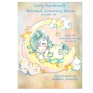 Lacy Sunshine's Stitched Coloring Book Volume 14 (Lacy Sunshine's Coloring Books)