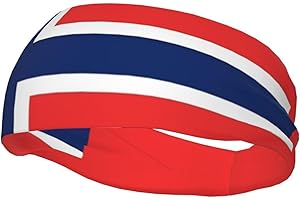 ROSIHODE Cute Flag Workout Headbands for Women Men Sports Sweatbands Patriotic Yoga Hairbands for Running Fitness Cycling