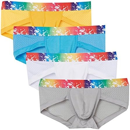 soutong Underpants Men Briefs Underwear Stretch Low Rise Modal Brief Men