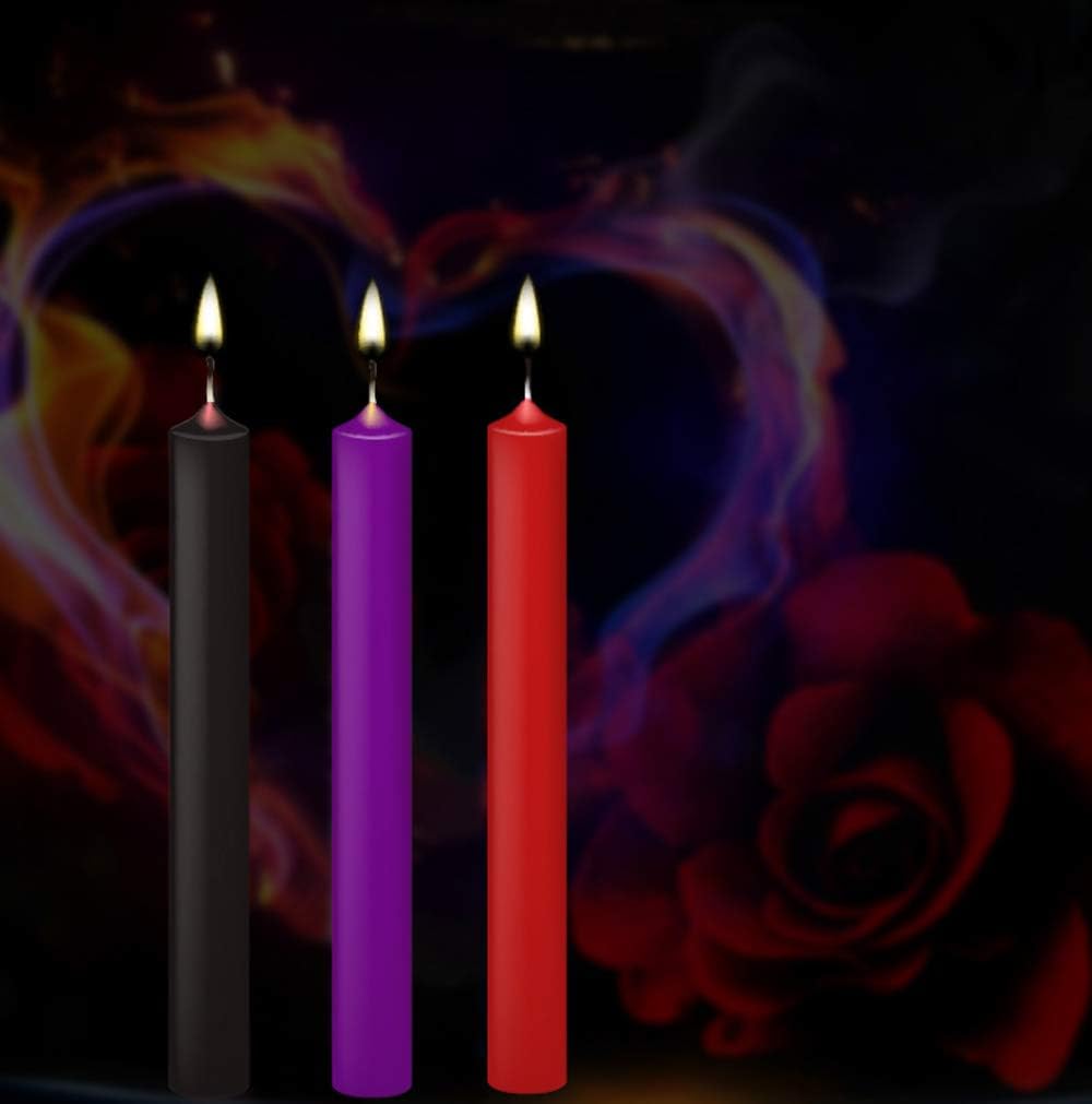 KISEER 6 Pcs Low Temperature Candles Low Heat Romantic Candles Wax for Couples, Wedding, Home Decoration: Home Improvement