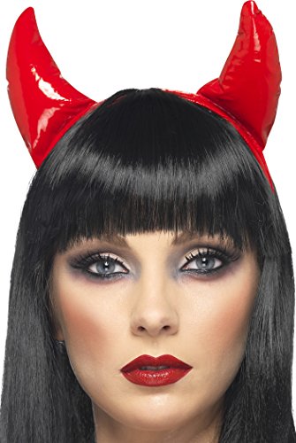 Smiffys Women's Red Devil Horns Headband