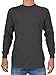 Men's Heavy Weight Waffle Pattern Thermal Shirt (Charcoal, Medium)