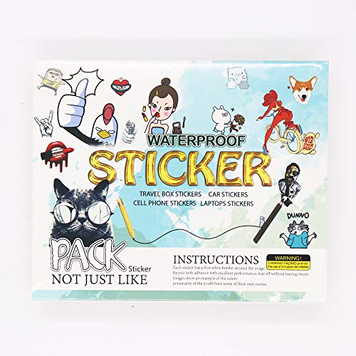 JOINBO 100 Not Repeating Blue Stylish Cute Waterproof Vsco Stickers are Essential Materials for Becoming a Vsco Girl, Suitable for Tablets, Skateboards, Mobile Phones, Kettles, suitcases, Outdoor - Thumbnail 5