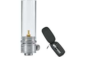 Campingmoon Camping Gas Lantern Gas Lamp Portable Outdoor Dreamlike Candle Sliver Camping Tent Lantern Glass Lantern