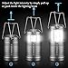 LED Camping Lantern - YIFENG Ultra Bright Portable Military Grade LED Lantern 500 Lumens w/Magnetic Base- Collapsible, Waterproof - Best for Outdoor Camping, Emergency, Hurricane, Outage (2 pack)