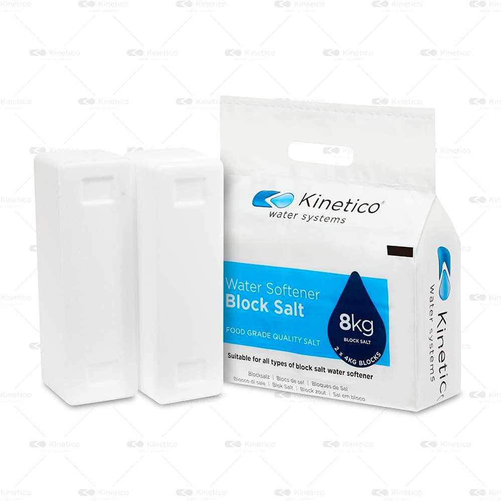 Kinetico Block Salt for Water Softeners 6 Bags 12 Blocks PDV Salt