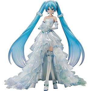 キャラクター・ボーカル・シリーズ01 初音ミク 初音ミク ウェディングドレスVer. 1/7スケール PVC製 塗装済み完成品フィギュア