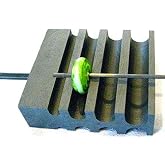 Devardi Glass Lampwork, Beadmaking 8 Slot Donut Bead Graphite Shaper