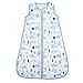 aden + anais Essentials Classic Sleeping Bag, 100% Cotton Muslin, Wearable Baby Blanket, Dinos, Large, 12-18 Months