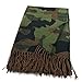 GERINLY Scarves - Winter Travel Scarf Camouflage Blanket Shawl Cozy Wrap (CamoGreen)