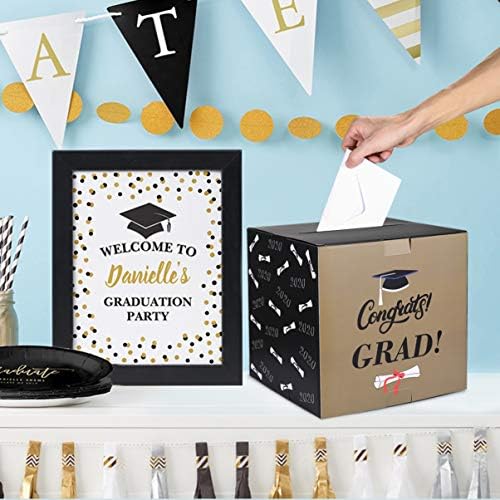 2020 Graduation Card Box Congrats Grad Gift Card Box Perfect for