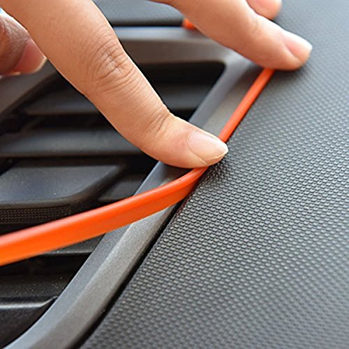 image for EJ's SUPER CAR Car Interior Moulding Trim, 16FT(5M) Color Film Car Int