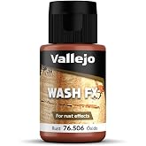 Vallejo - Wash FX | Rust 35 ml. (1.18 fl.oz.) | Designed for Rust Effects | Visual Realism for your Projects | Brush or Airbrush Use
