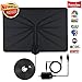 HDTV Antenna - Best 80 Miles Long Range High-Definition with HDTV Amplifier Signal Booster for Indoor for All Types of Home Smart Television - Never Pay Fees（Updated 2018 VERSION ）
