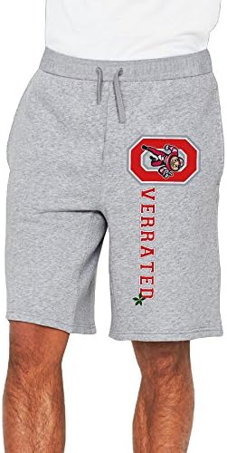 Jia GG Men's Verrateo Chio Mascot Buckeye Short Sweatpants Ash