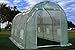 Delta 15'x7' Greenhouse (Weighing 70 lbs), Heavy Duty Hothouse Nursery,Large Walk-in Tunnel Design Greenhouses for Outdoor, Upgraded Frame and Reinforced PE Cover,Screen Vents