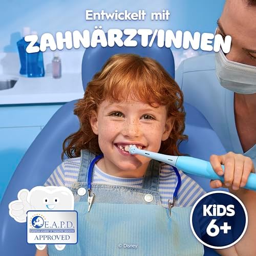 iO Aufsteckbürsten Kids 6+ Disney Stitch, Blau, 8 Stück