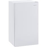Avanti Mini Fridge Compact Refrigerator for Home Office or Dorm with Reversible Recessed Door, Adjustable Door Bins and Glass Shelves with Adjustable Temperature Control, 3.2-Cu.Ft., White
