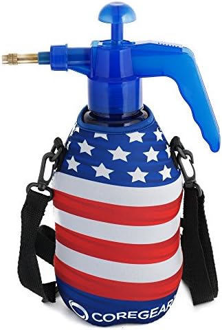 COREGEAR (Ultra Cool XLS USA Misters 1.5 Liter Mister & Sprayer Personal Water Pump with Full Neoprene Jacket and Built-in Carrying Strap