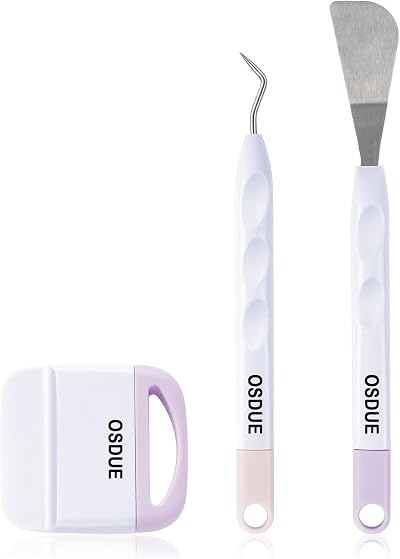 OSDUE 3 PCS Vinyl Weeding Tools Set ABS Stainless Steel Craft Plotter