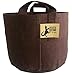 Root Pouch, Boxer Brown Best Quality Grow Bag 7 Gallon With Handles Bundle of 10