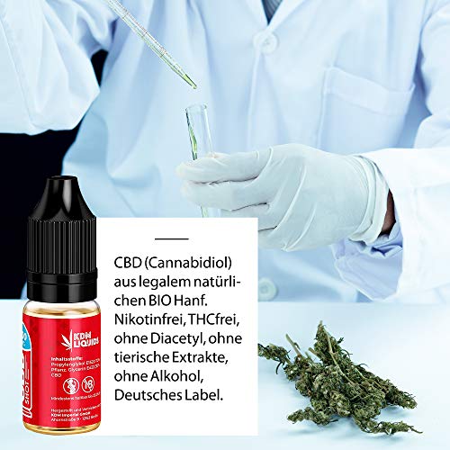 CBD Liquid Shot 500mg von KDM Liquids® GeschmacksNeutral mit Zertifiziertes CBD Base mit Reinheit von 99,5% - 10 ml… – Bild 5
