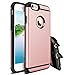 iPhone 8 case iPhone 6/7/8/2020 SE case,CHTech Shockproof Protection Military Grade Drop Tested Protective Case Cover with Magnetic Kickstand 4.7inch, Rose