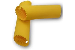 Garlic Peeler, Silicone Tube Roller, Garlic Skin Remover, Peeling Tool, 2 pcs Upgraded peelers.(Yellow Color)
