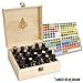 Largest Box for 30ML (1oz) Bottles: 25 Slots fitup to 30mL Bottles with Dropper Tops! Compatible with Now, Edens Garden, Plant Therapy, Kis Oil’S, More. Also Holds 50 Rollers (10mL). Dimensions.