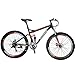 Eurobike Full Suspension Mountain Bike 21 Speed Bicycle 27.5 inches Mens MTB Disc Brakes Orange (Aluminum-Alloy Rims)thumb 1