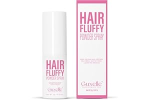 Guxelle Fluffy Volume Powder Spray for Women - Instant Root Lift & Matte Finish Hair Styling Powder, Lightweight Texturizing Spray with Medium Hold (0.07 oz Travel Bottle, Pack of 1)