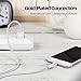 Aonlink iPhone Charger 3Pack 1M 2M 3M Nylon Braided Lightning Cable Charging Cord for iPhone X 8 8Plus 7 7Plus 6s 6sPlus 6 6Plus SE 5 5s 5c iPad iPod & More-Silver