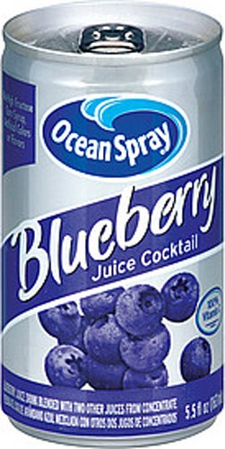 Ocean spray Blueberry Juice cocktail 5.5floz (031200204516)