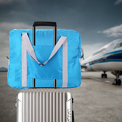 Travel Foldable Waterproof Duffel Bag - Lightweight Carry Storage Luggage Tote Duffel Bag. - Thumbnail 4