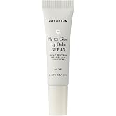 Naturium Phyto-Glow Lip Balm SPF 45 | Hydrating Gloss with Broad Spectrum Sunscreen | 0.34 FL OZ / 10 mL, Clear