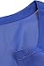 Happy Sailed Women 2018 Casual Chiffon Button V Neck Blouses Shirts,XX-Large Blue