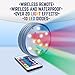 Geospace Geosphere LED Puck Light with Remote