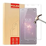 Sony Xperia XZ2 [3D Full Coverage] Screen Protector, PULEN [Scratch Resistant] [Ultra Clear][Easy-Install] 9H Tempered Glass Anti-Fingerprint Screen Protector for Sony Xperia XZ2 (Transparent)