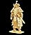 LightningStore Gold Silver Chinese General Warrior Metallic 3D Jigsaw Puzzle - Educational DIY Toy For Older Kids and Teens - Excellent Gift Idea