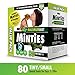 VetIQ Minties Dog Dental Bone Treats, Dental Chews for Dogs, (Perfect for Tiny / Small Dogs under 40 lbs), 80 Treats (box)