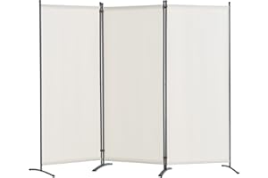 VEVOR Room Divider, 3 Panel Room Dividers and Folding Privacy Screens, Fabric Partition Room Dividers for Office, Bedroom, Di