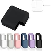 Soft Thin Silicone Charger Case Cover for MacBook Pro 14 M3 M4 Max (A3112/A3401/A2992/A2918) and 2024/2025+ Air 15" (A3114/A2941/A3241) and Air 13.3"/13.6"(A3113/A3240/A1369/A1466), 45W/70W Charger