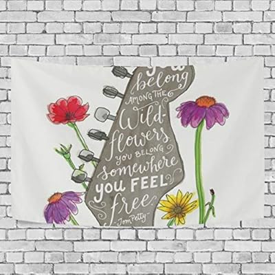 Zara Decor You Belong Between The Wildflowers Tapiz De Pared Arte