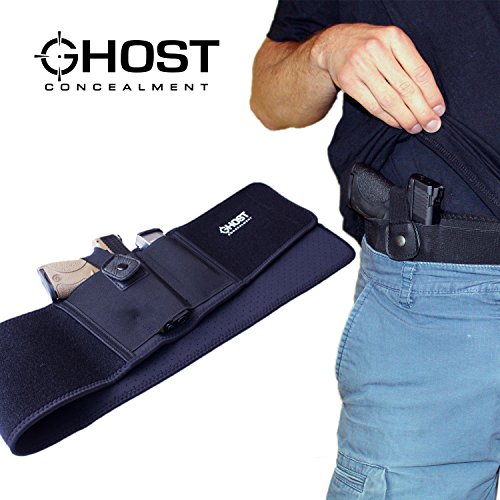 Ghost Concealment Belly Band Holster for Concealed Carry IWB Gun